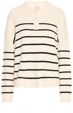 Whisper White Collared Relaxed Jumper
