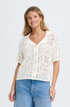 Whisper White Crochet Cardigan