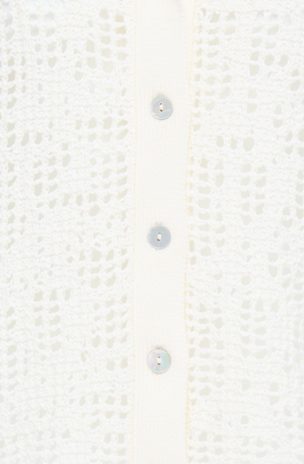 Whisper White Crochet Cardigan