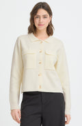 Whisper White Ita Box Cardigan