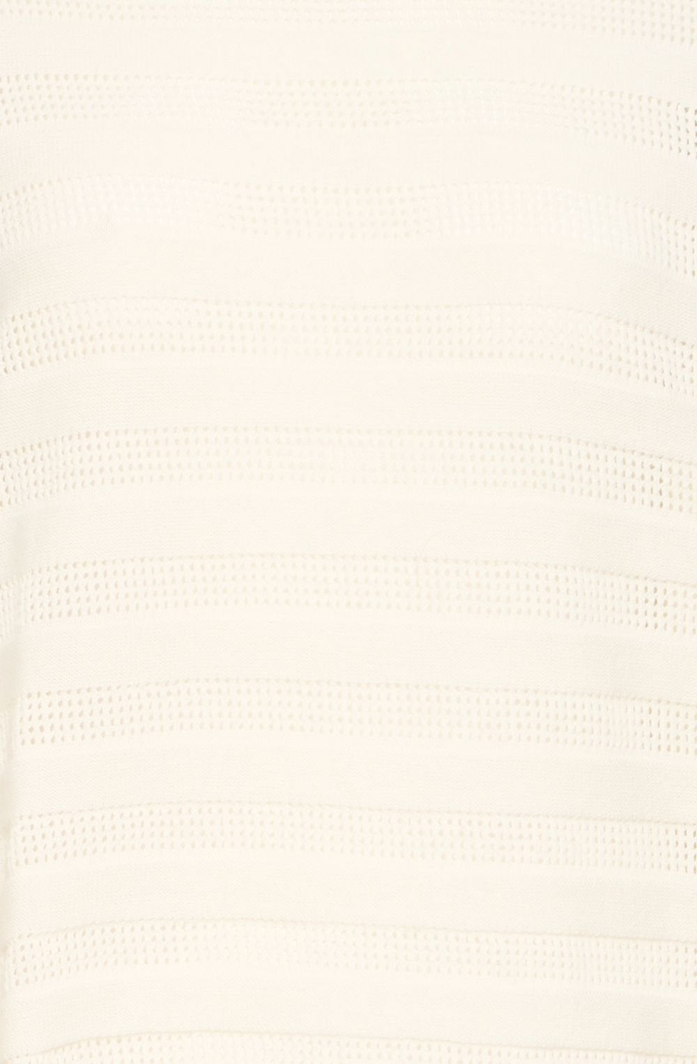 Whisper White Knitted Stripe Relaxed