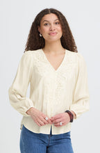 Whisper White Lace Overlay Blondie Blouse
