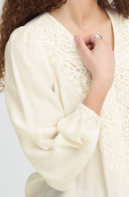 Whisper White Lace Overlay Blondie Blouse