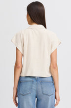 Whisper White Linen Blend Shirt