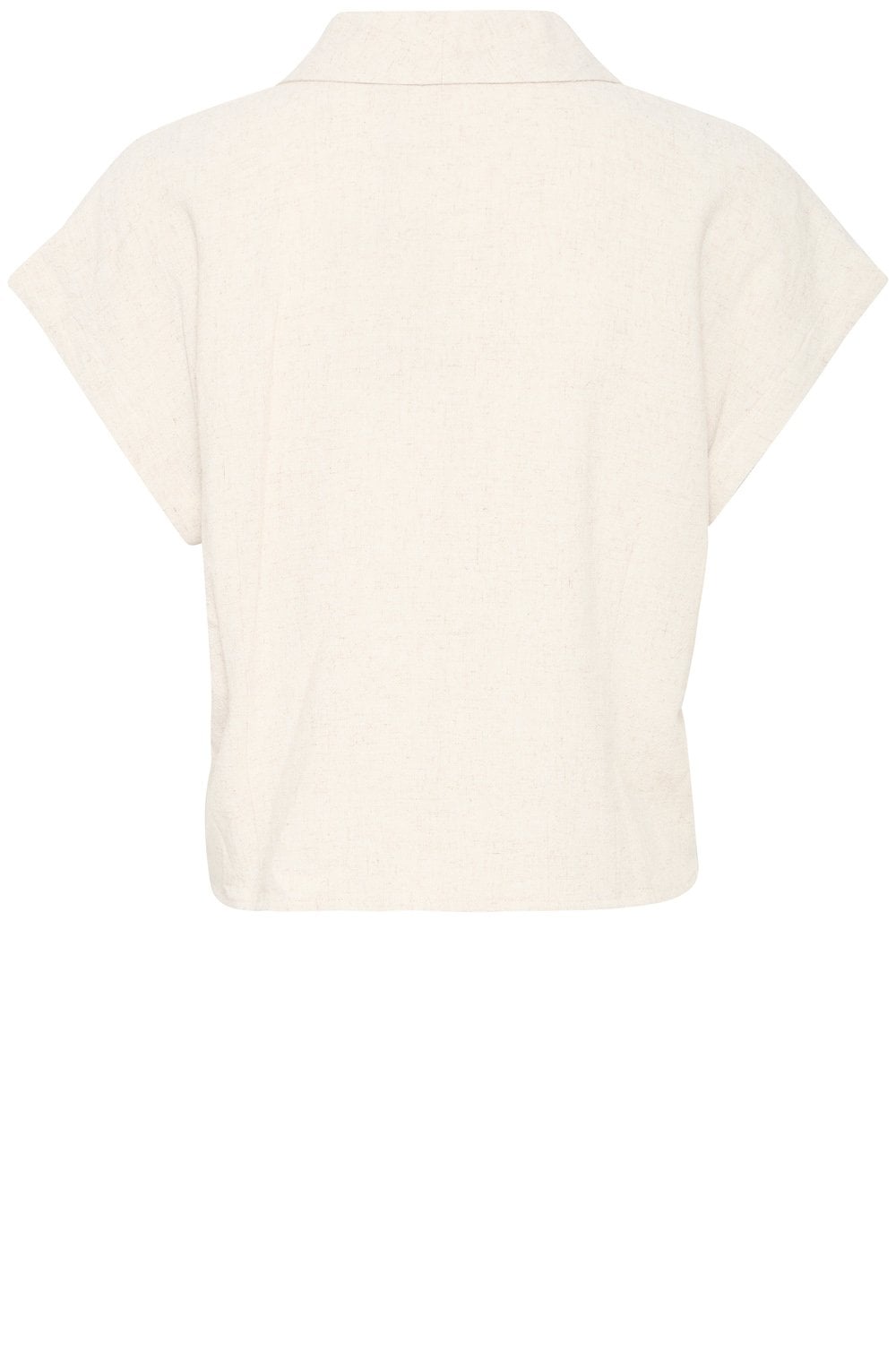 Whisper White Linen Blend Shirt