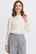 Whisper White Looped Lace Blouse
