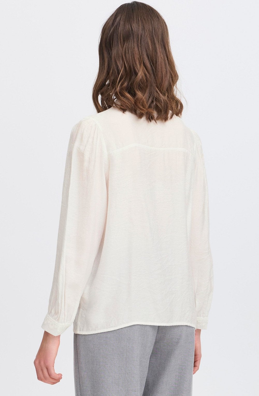 Whisper White Looped Lace Blouse