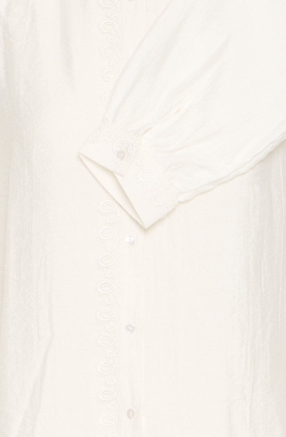 Whisper White Looped Lace Blouse