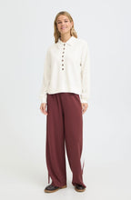 Whisper White Luxury Jersey Collared Top