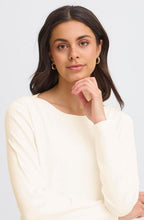 Whisper White Textured Fine Knit Jumper