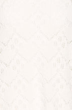 Whisper White Woven Knit Jumper