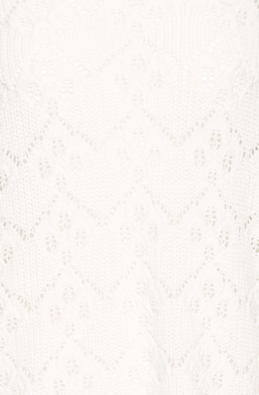 Whisper White Woven Knit Jumper