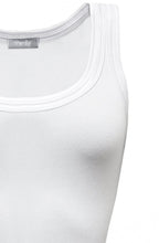 White Ribbon Trim Vest Top