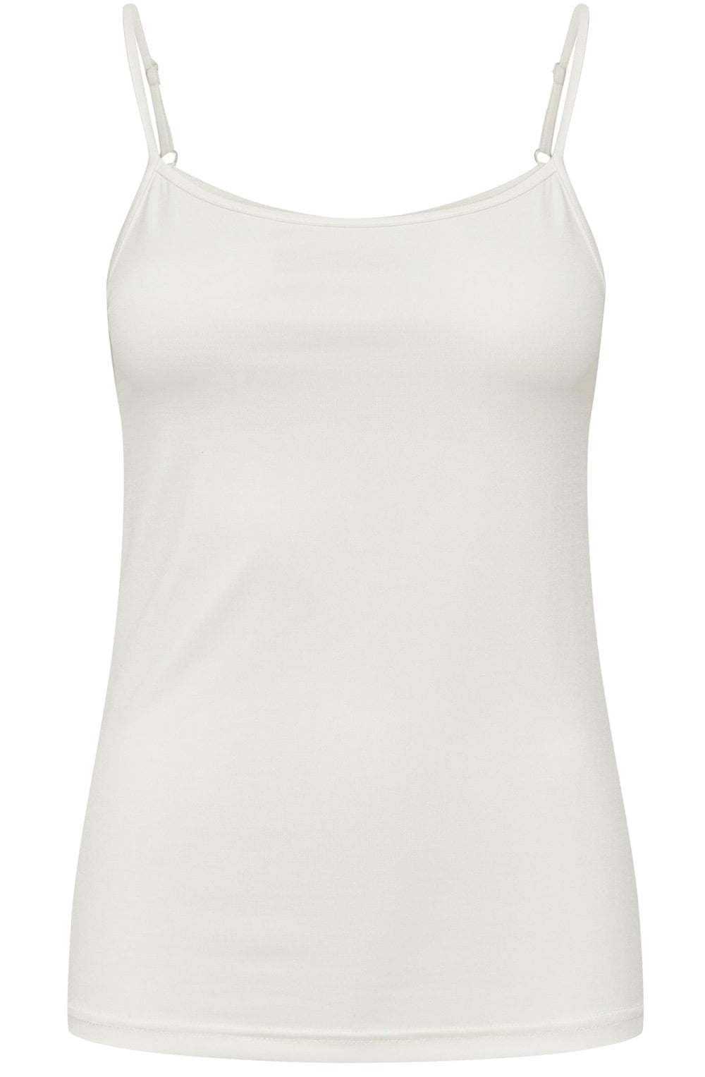White Stretch Jersey Camisole