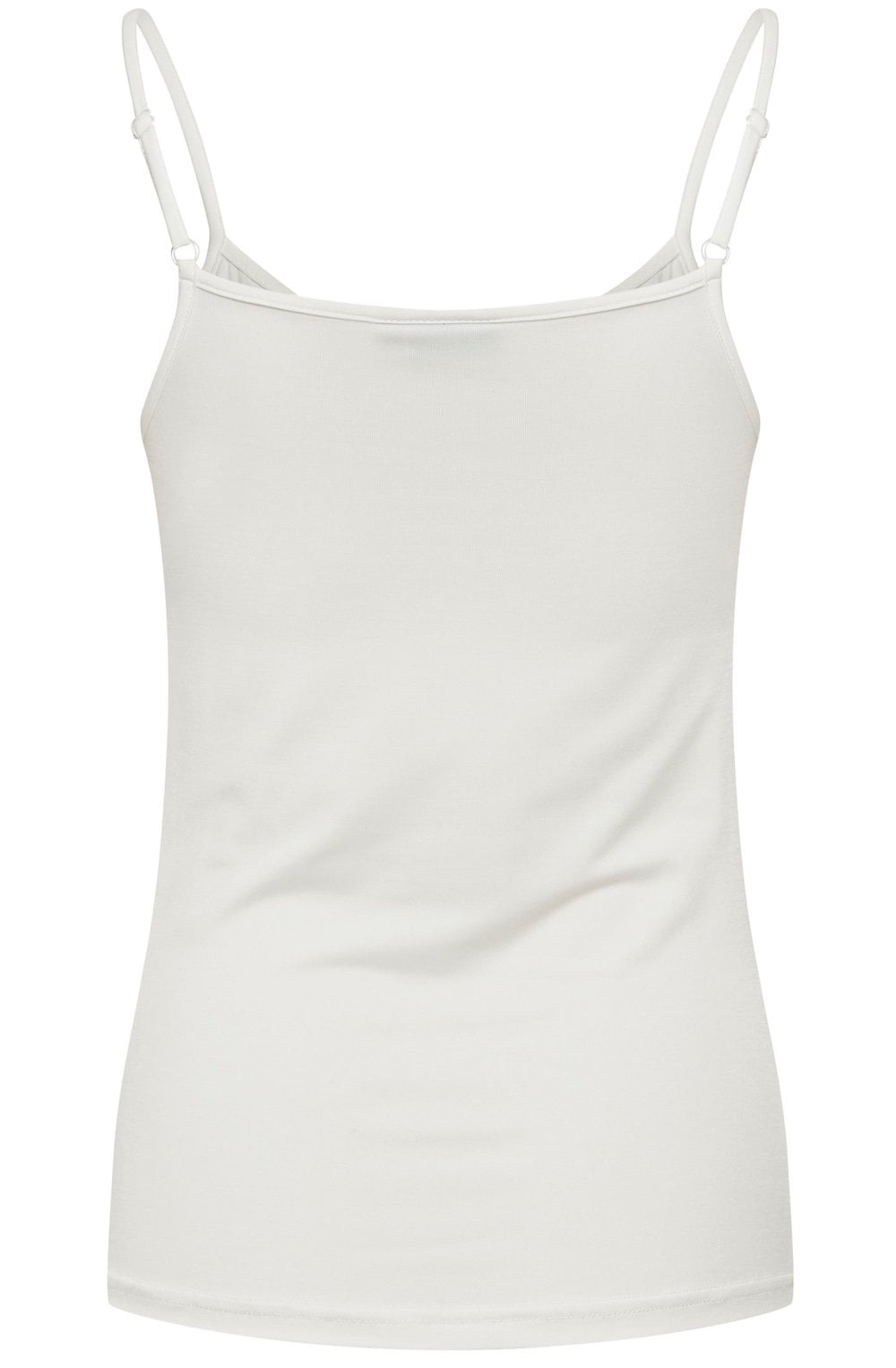 White Stretch Jersey Camisole