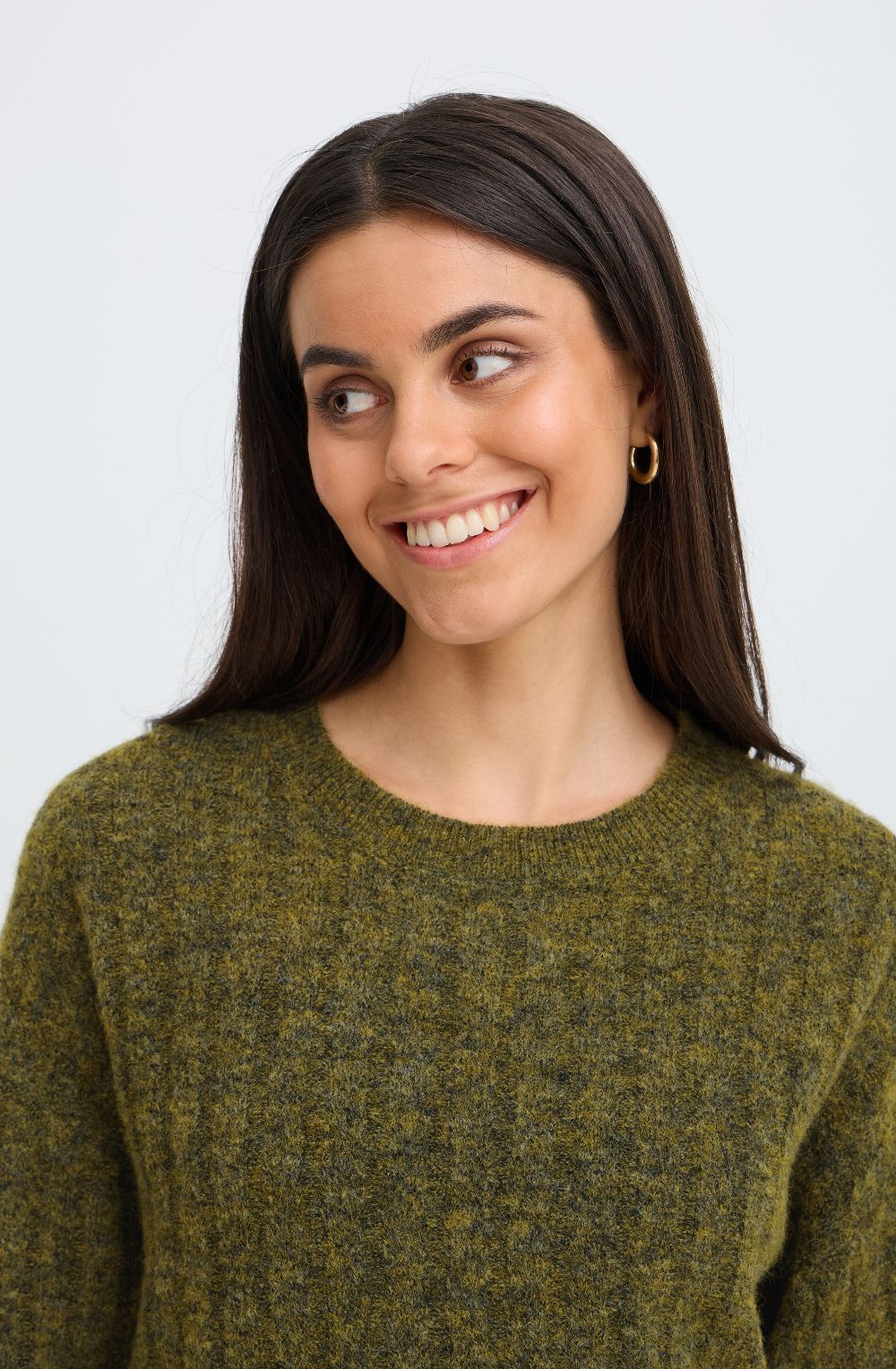 Fir Green Sanny Knit Jumper