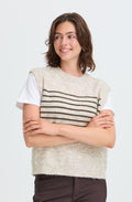 Oatmeal Sanny Striped Slipover