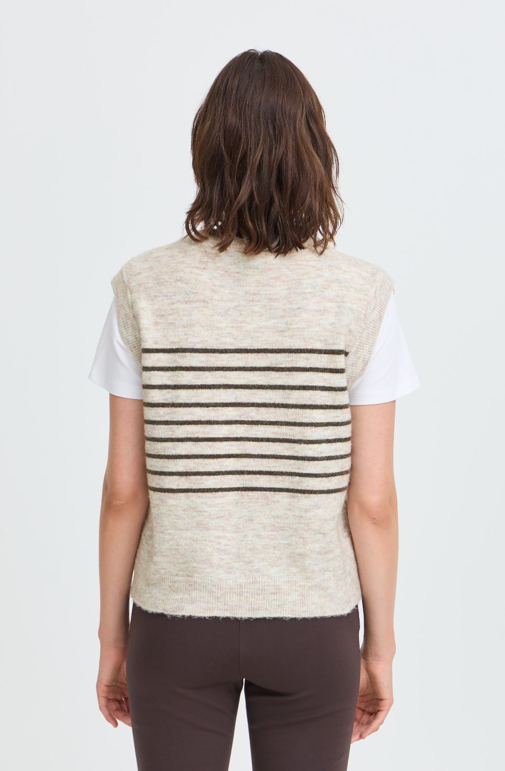 Oatmeal Sanny Striped Slipover
