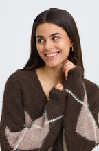 Hot Fudge Argyle Cardigan