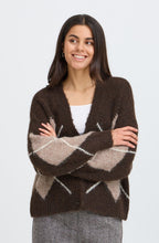 Hot Fudge Argyle Cardigan