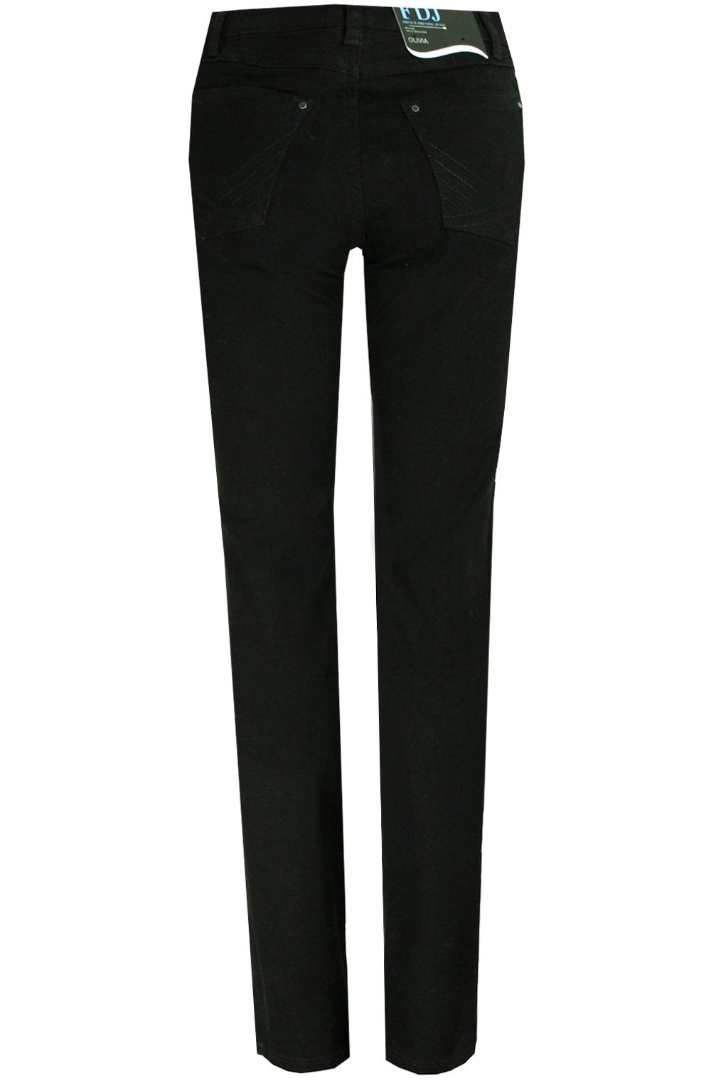 Olivia slim leg black