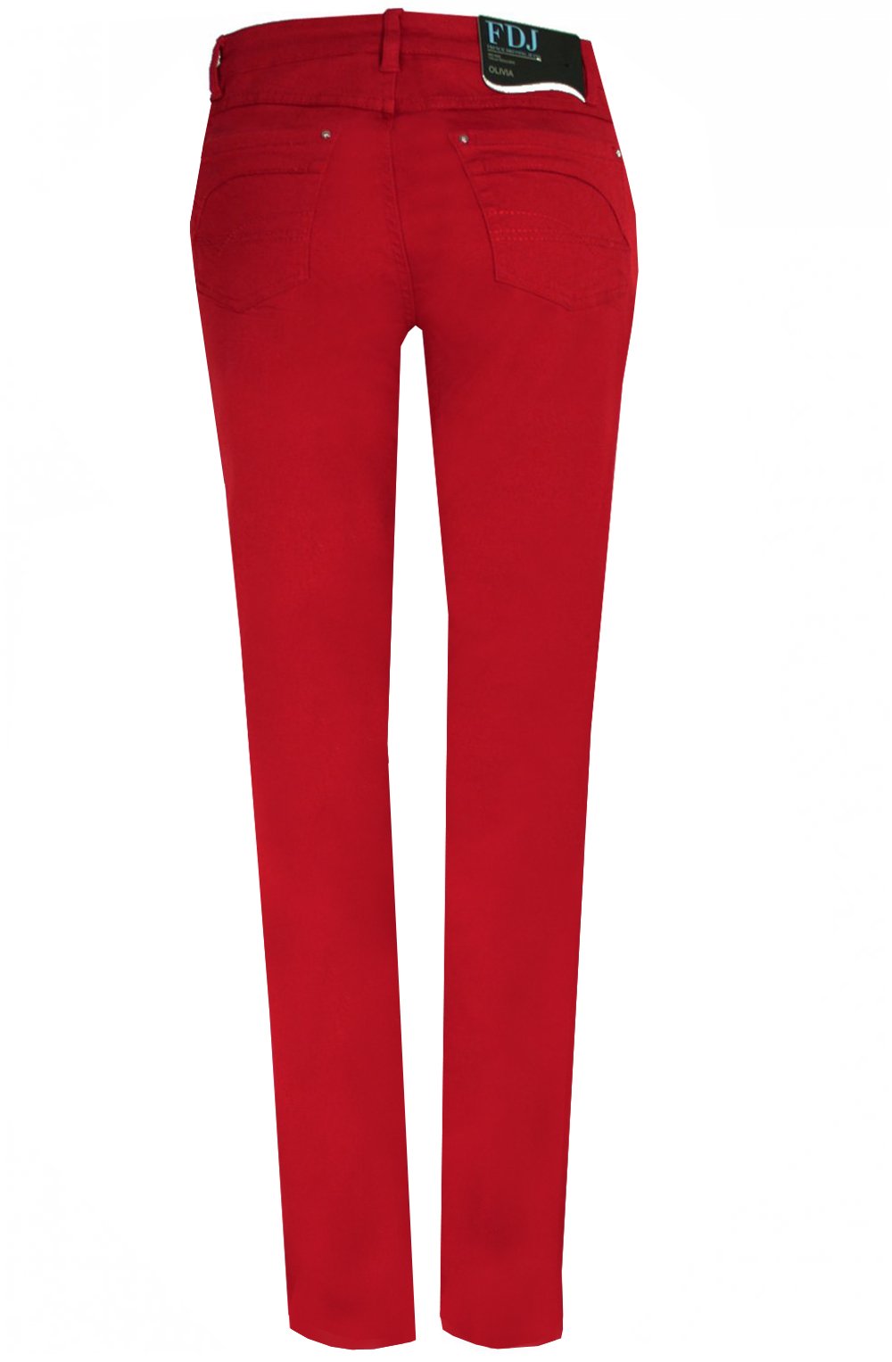 Olivia slim leg Red