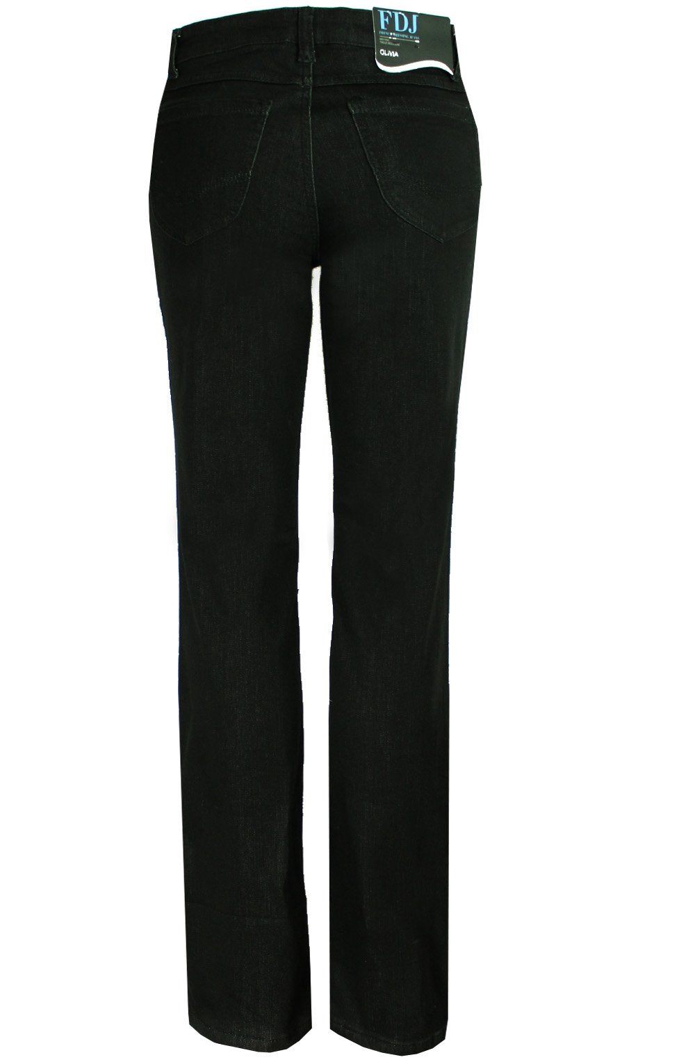 Olivia Straight Leg Jeans Black denim