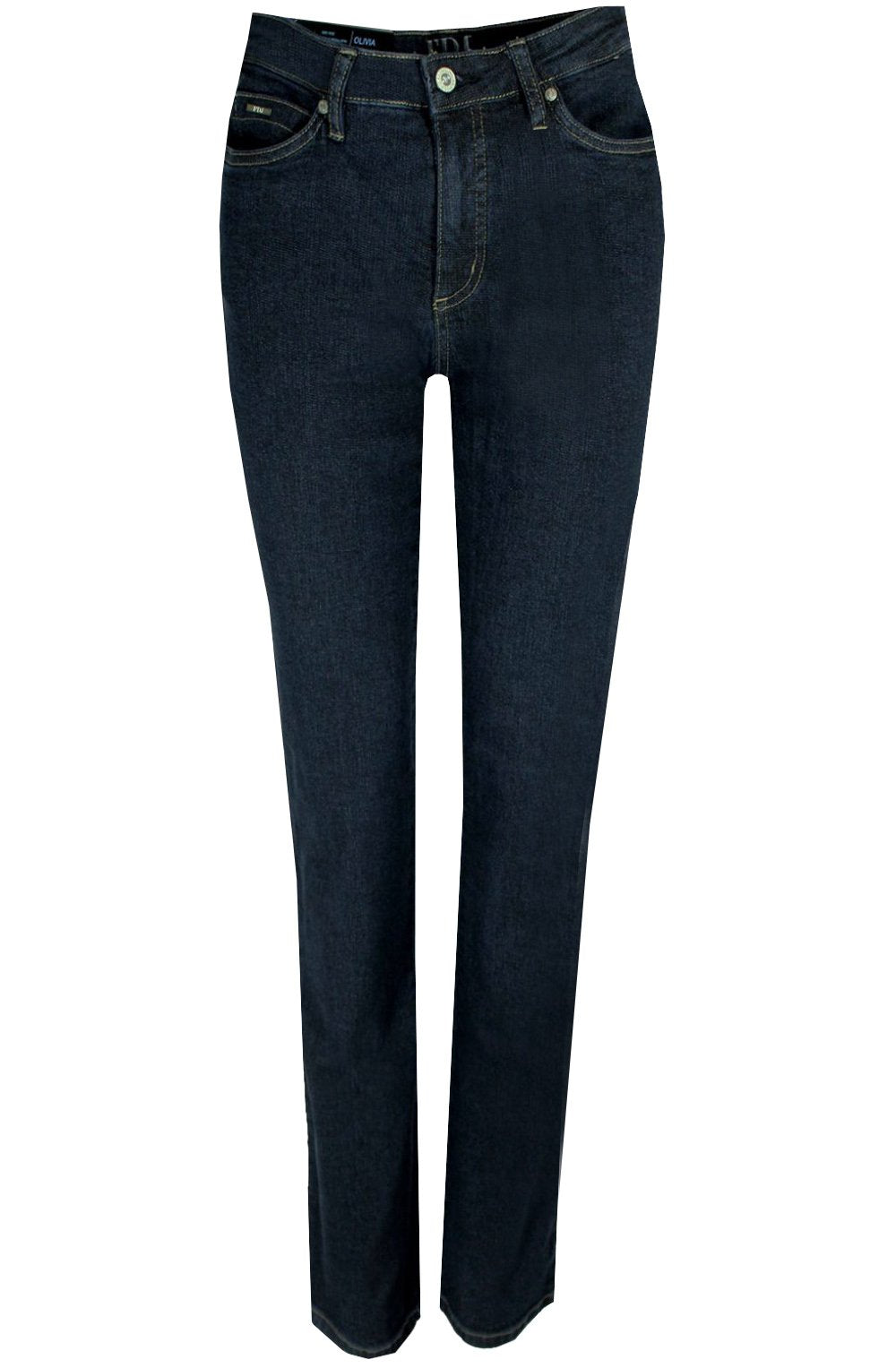 Olivia Straight Leg Jeans Blue Denim