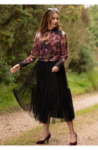Black Tiered Tulle Skirt