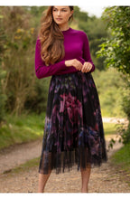Jewel Hydrangea Tulle Skirt