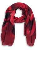 Red Petals Bamboo Scarf