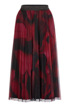 Red Petals Tulle Skirt