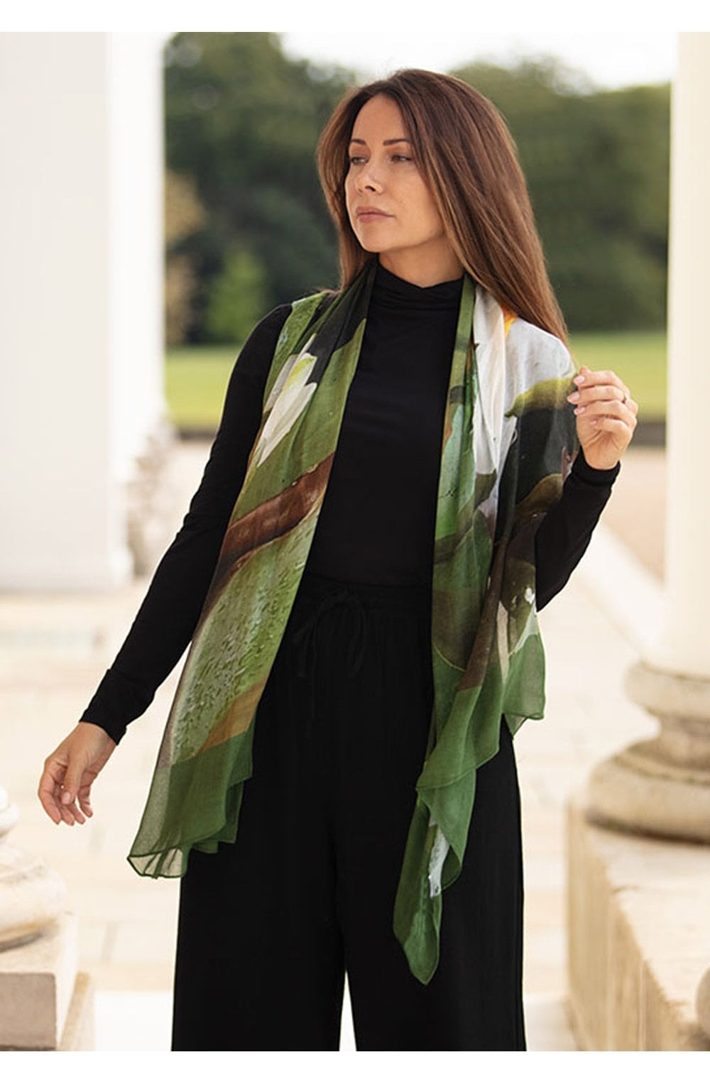 Waterlily Bamboo Scarf