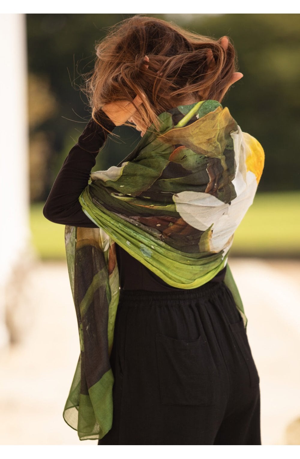 Waterlily Bamboo Scarf