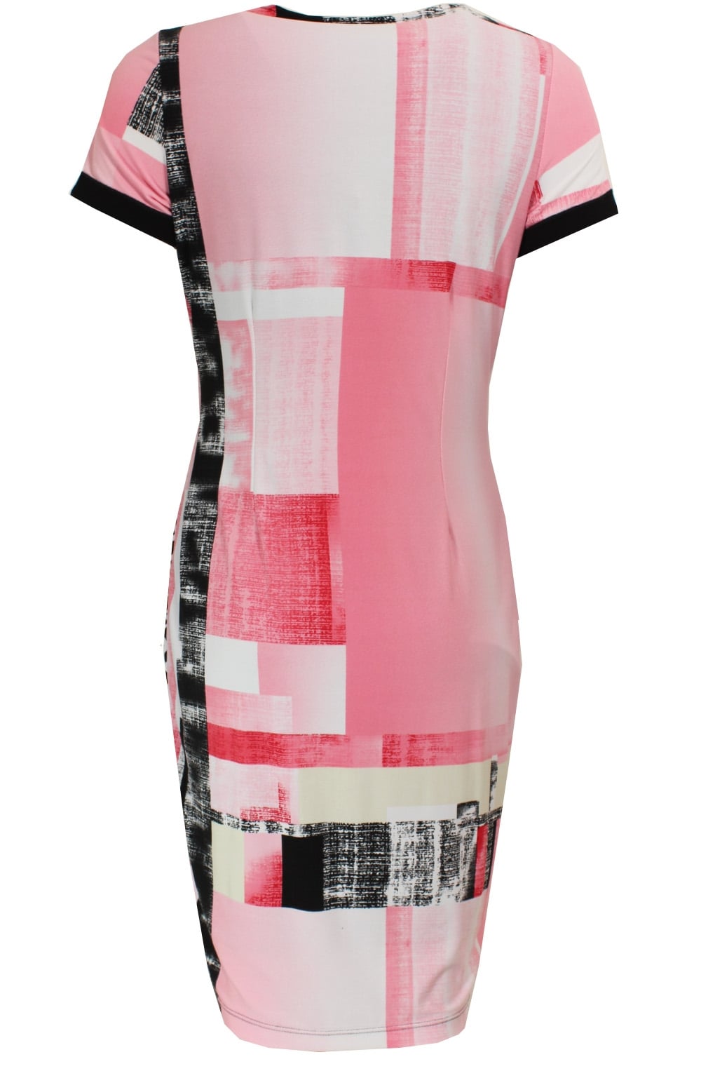 Geometric Print Jersey Dress