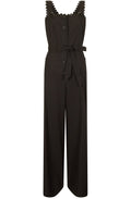Black Button Down Jumpsuit