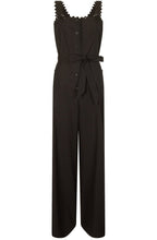 Black Button Down Jumpsuit
