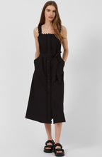 Black Button Down Midi Dress