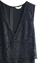 Black Jumpsuit with Lace Detail