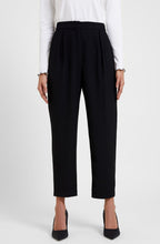 Black Soft Drape Trousers