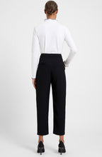 Black Soft Drape Trousers