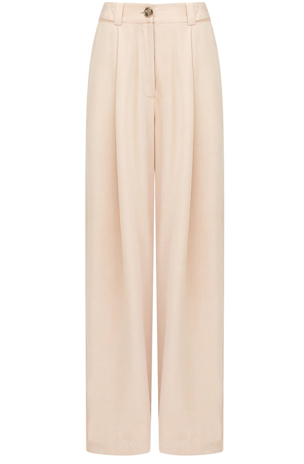 Chinchilla Luxe Twill Wide Leg Trousers