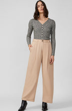 Chinchilla Luxe Twill Wide Leg Trousers
