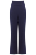 Dark Indigo Super Soft Knitted Trousers