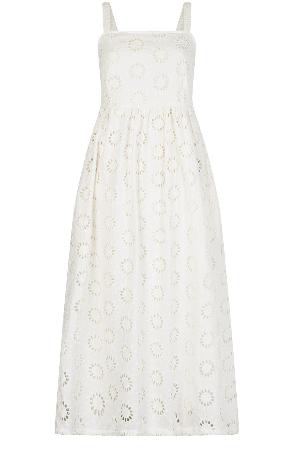 Milk Daisy Cut Out Midi Dress