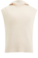 Oyster Super Soft Knit Sleeveless Jumper