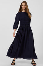 Summer Navy Bali Eco Smocked Dress