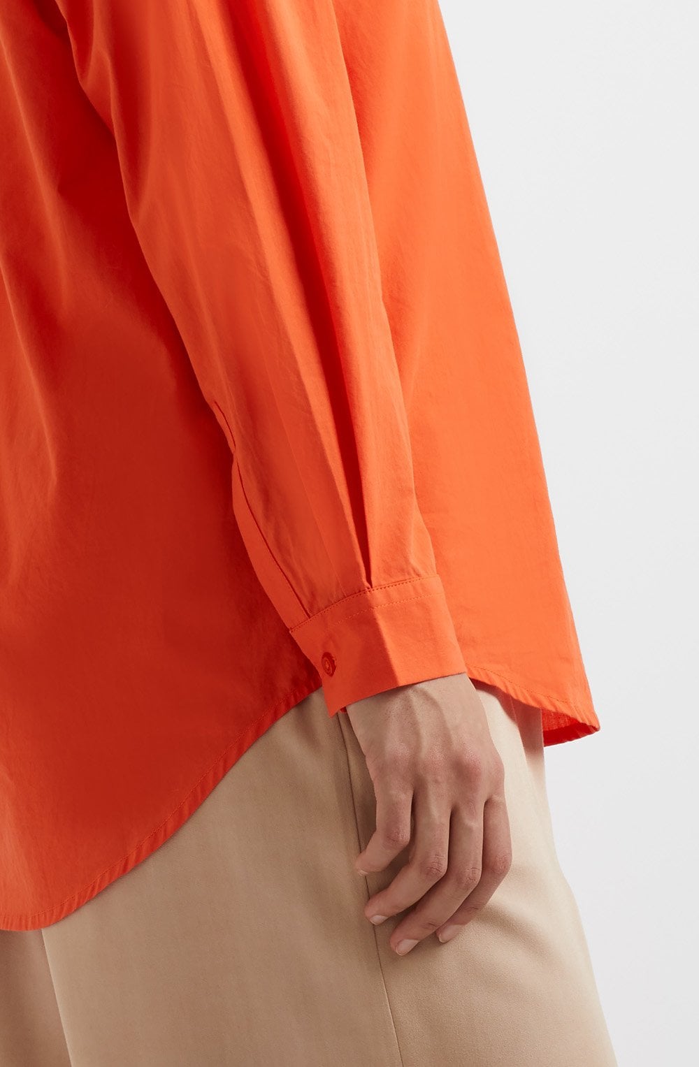 Sunset Orange Oversized Shirt