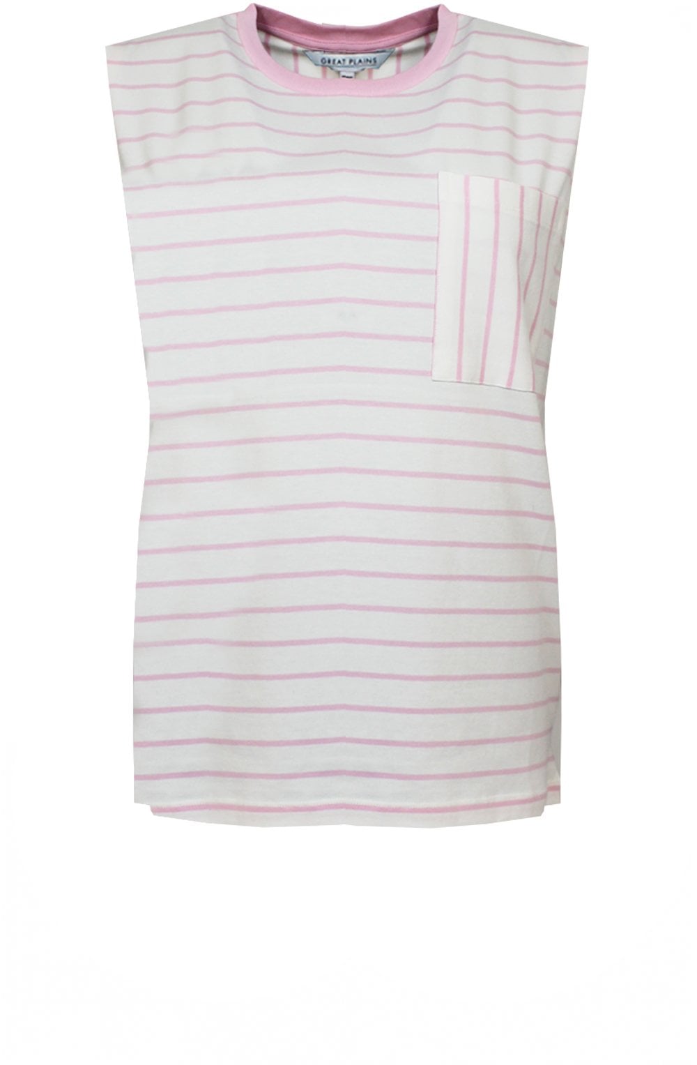 White Blossom Sleeveless Top