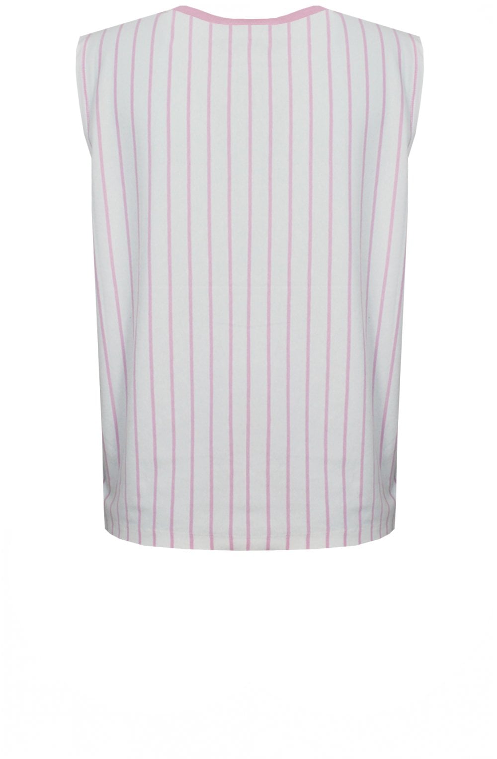 White Blossom Sleeveless Top